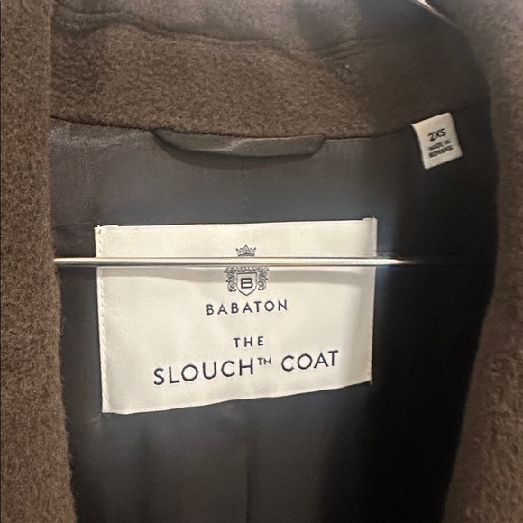 Brown Slouch Coat 2XS - Picture 2 of 3